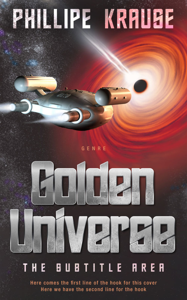 Front view of Thunder #25123 - Premade Science Fiction Book Cover