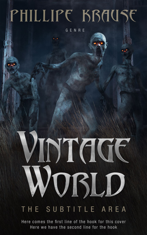 Front view of Shark #25156 - Premade Apocalyptica Book Cover