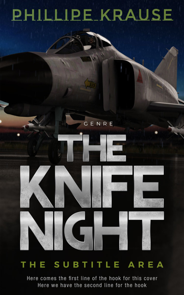 Front view of Nobel #25180 - Premade Action & Adventure Book Cover