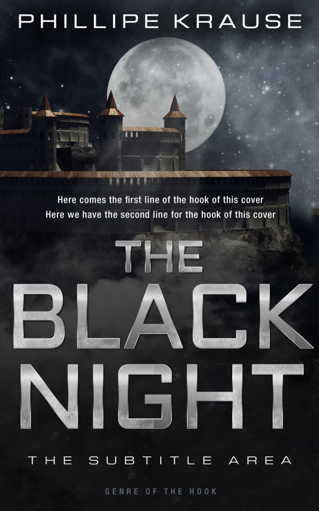 Front view of Shark #25194 - Premade Horror Book Cover