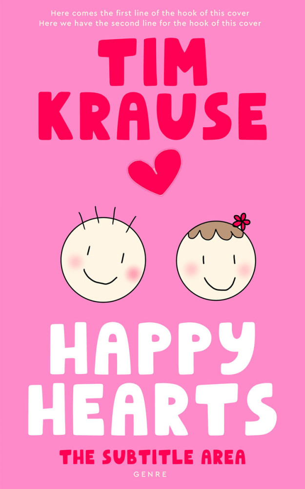 Front view of Persian Pink #25273 - Premade Romance Book Cover