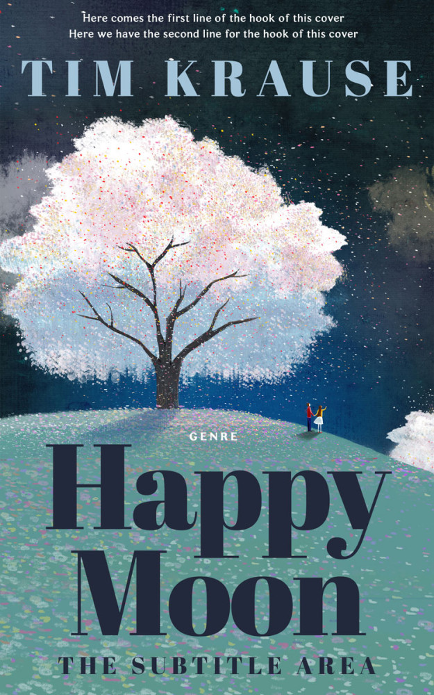 Front view of Pickled Bluewood #25283 - Premade Romance Book Cover