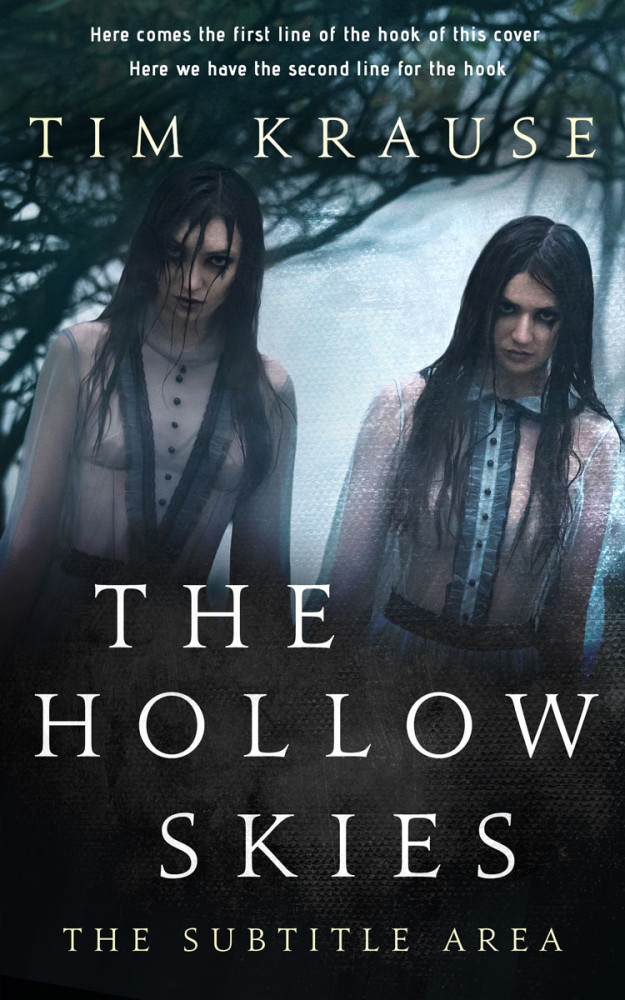 Front view of Outer Space #25300 - Premade Horror Book Cover