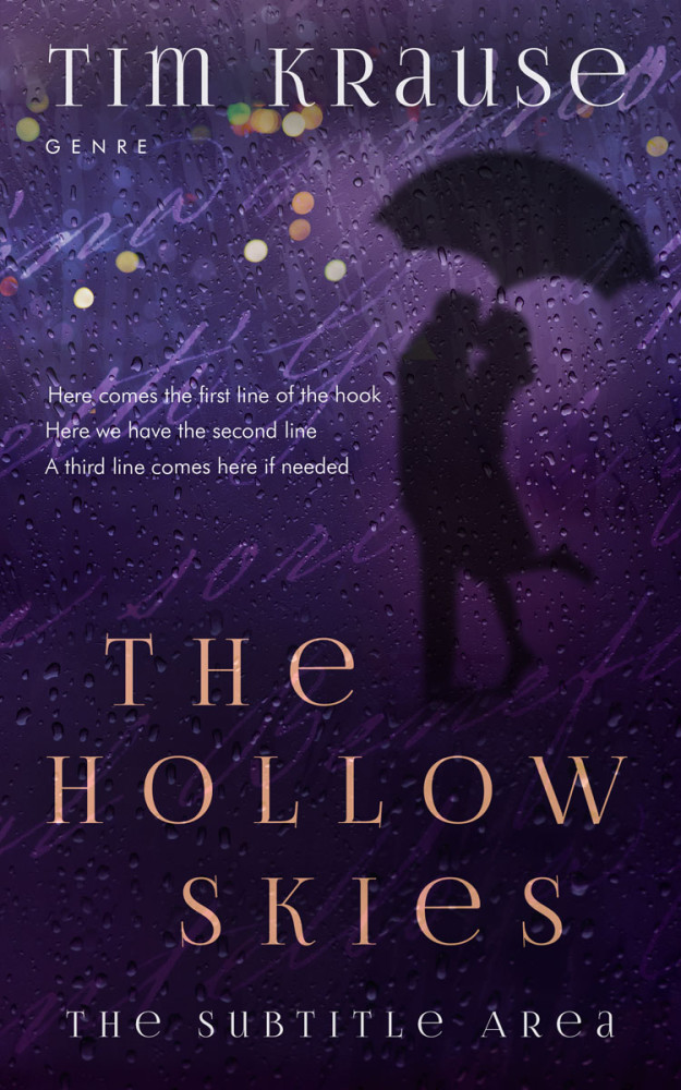 Front view of Revolver #25310 - Premade Romance Book Cover