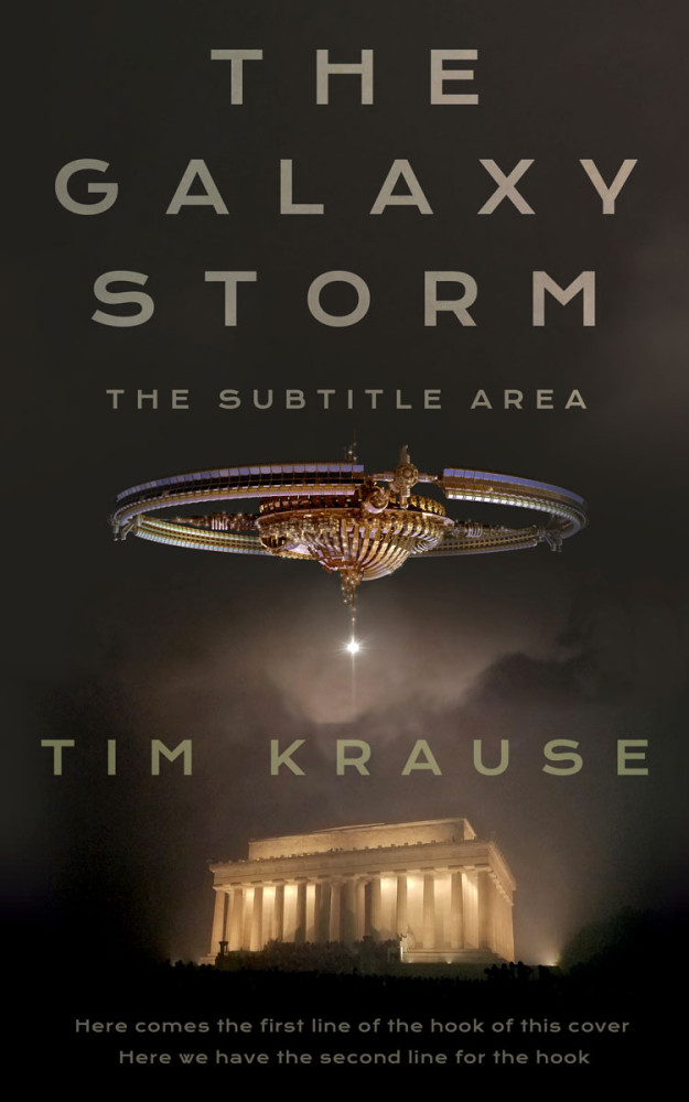 Front view of Zeus #25347 - Premade Science Fiction Book Cover