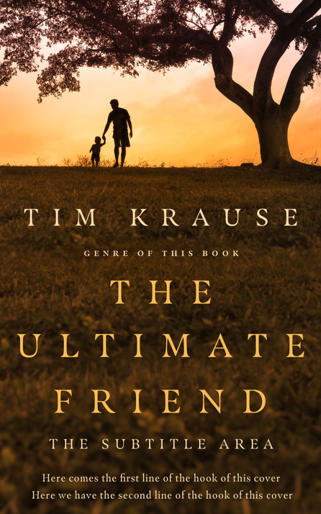 Front view of Manhattan #25364 - Premade Family & Parenting Book Cover