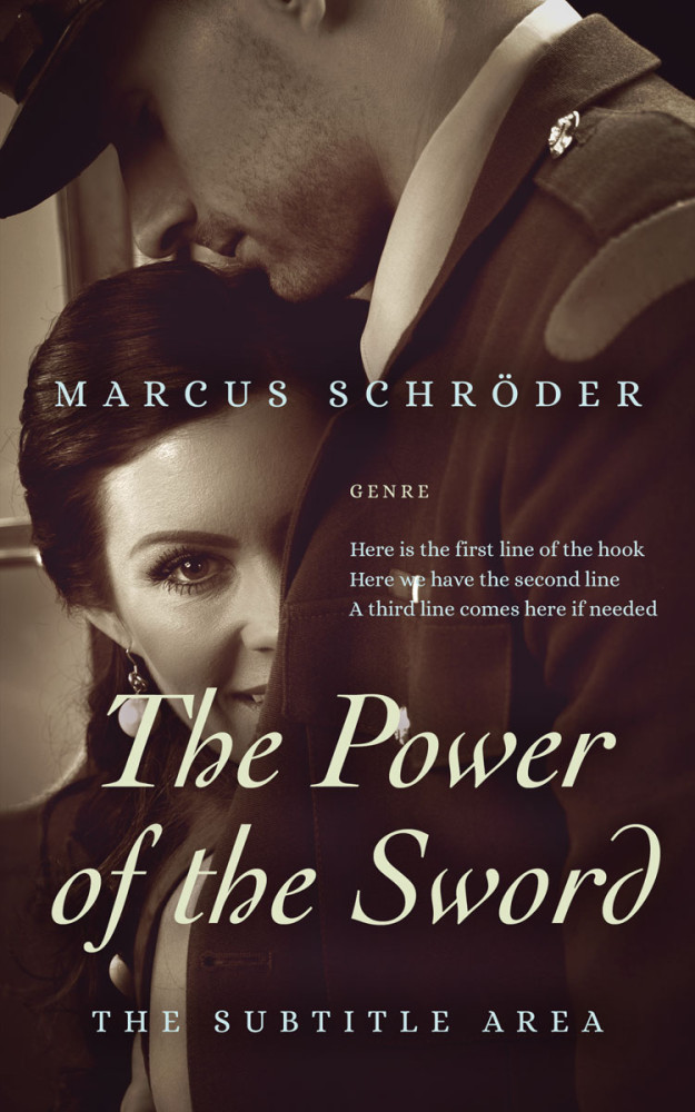 Front view of Cocoa Brown #25398 - Premade Romance Book Cover