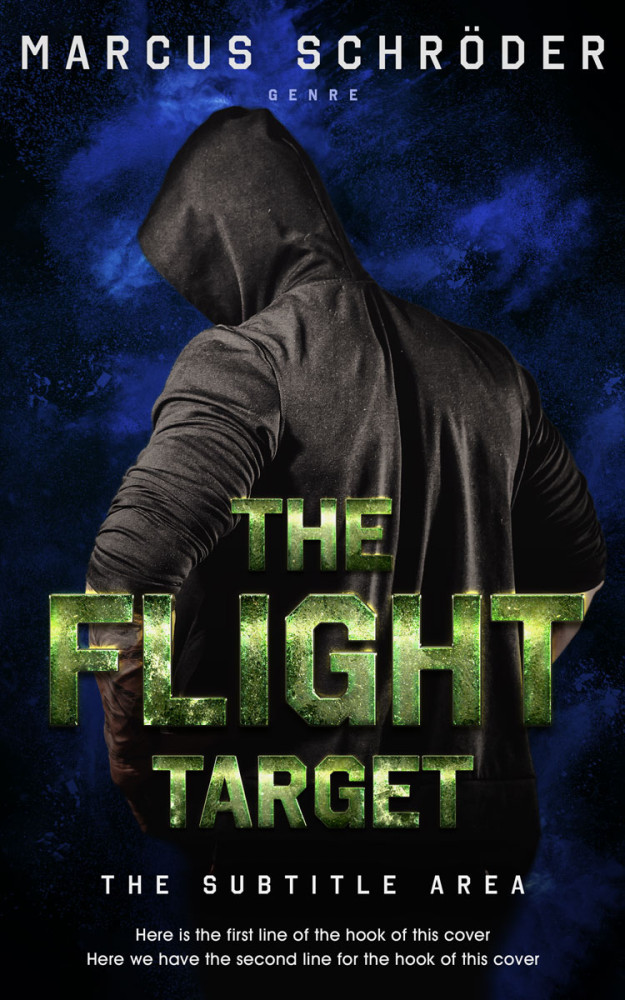 Front view of Woodsmoke #25455 - Premade Action & Adventure Book Cover