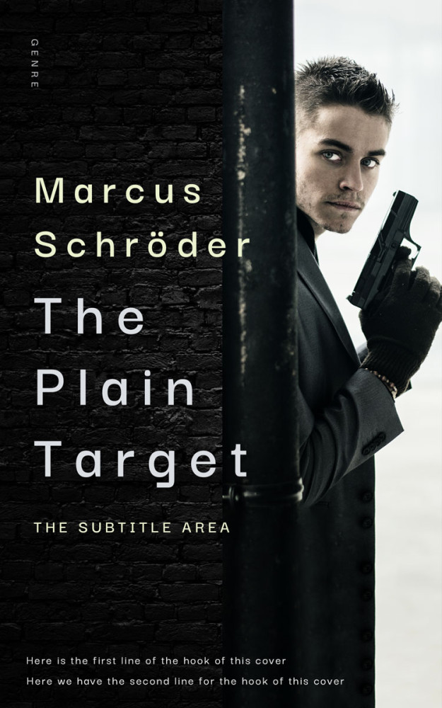 Front view of Quill Gray #25470 - Premade Mystery & Thriller & Suspense Book Cover