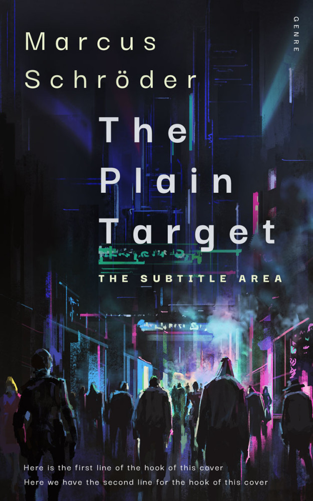 Front view of Steel Gray #25477 - Premade Science Fiction Book Cover