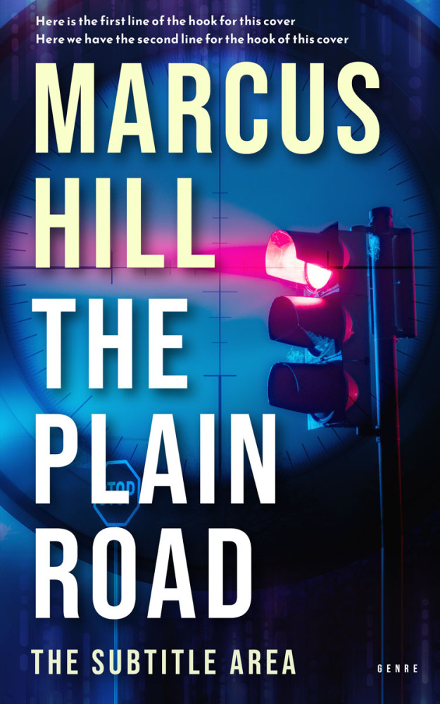 Front view of Bunting #25485 - Premade Mystery & Thriller & Suspense Book Cover