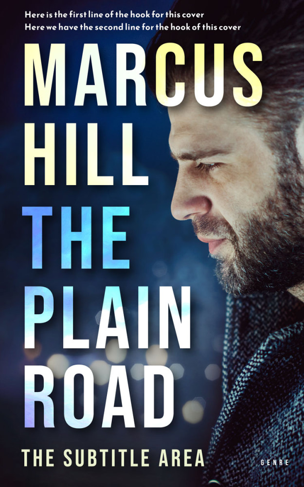 Front view of Mirage #25489 - Premade Action & Adventure Book Cover