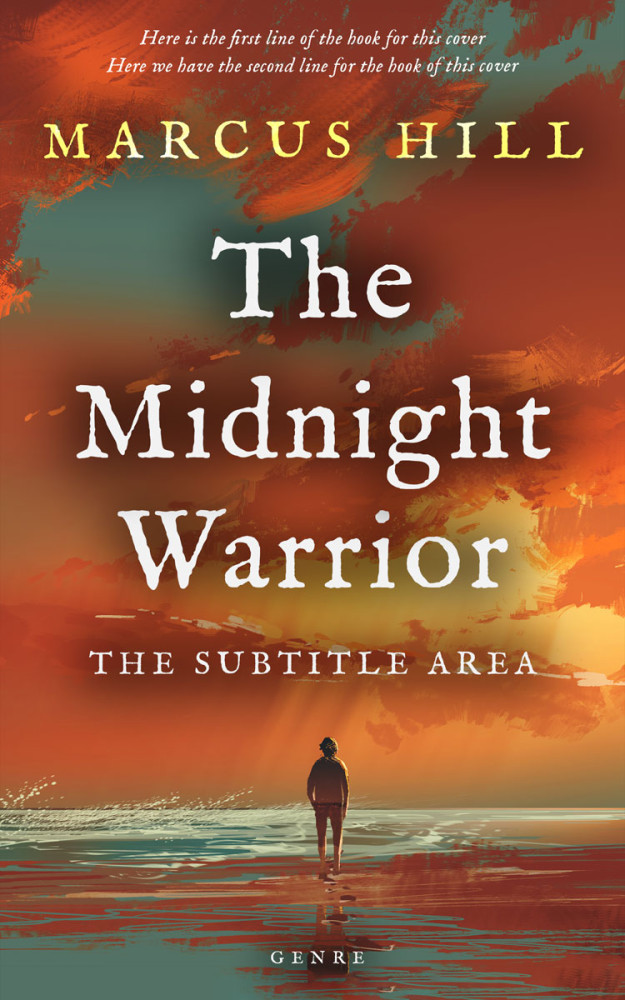 Front view of Nutmeg #25516 - Premade Abstract Book Cover