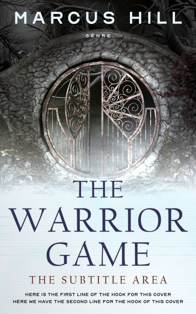 Front view of Shark #25537 - Premade Fantasy Book Cover