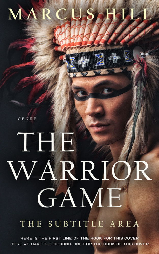 Front view of Thunder #25554 - Premade Historical Book Cover