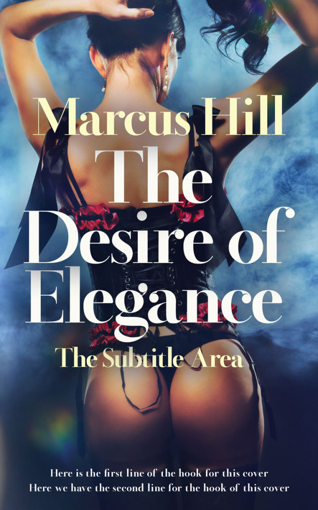 Front view of Ebony Clay #25562 - Premade Erotica Book Cover