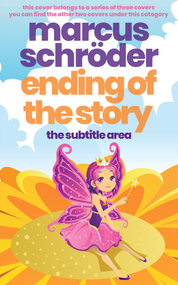 Front view of Saffron #25599 - Premade Fantasy Book Cover