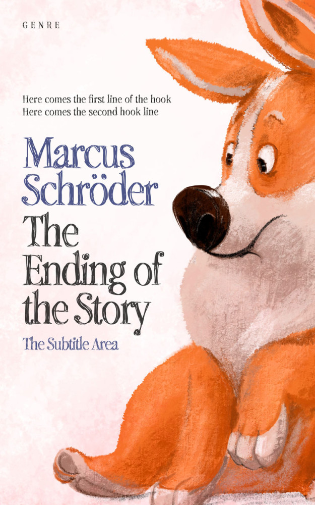 Front view of Fantasy #25616 - Premade Children's Book Cover