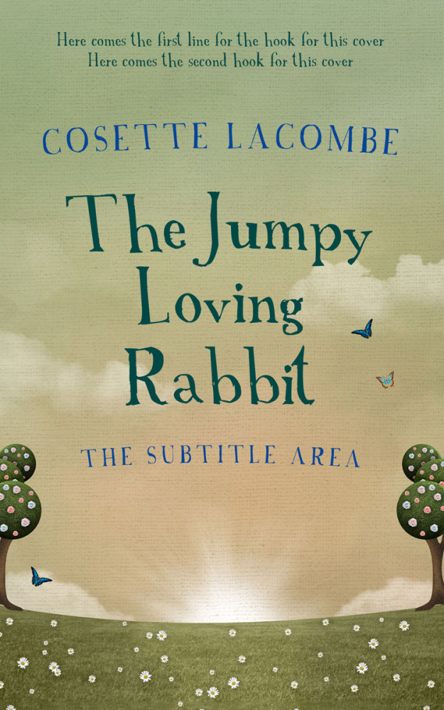 Front view of Hillary #25633 - Premade Fantasy Book Cover