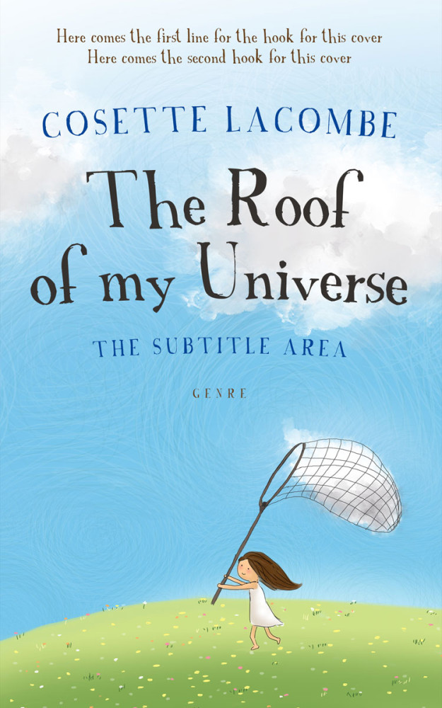 Front view of Powder Blue #25637 - Premade Nature Book Cover