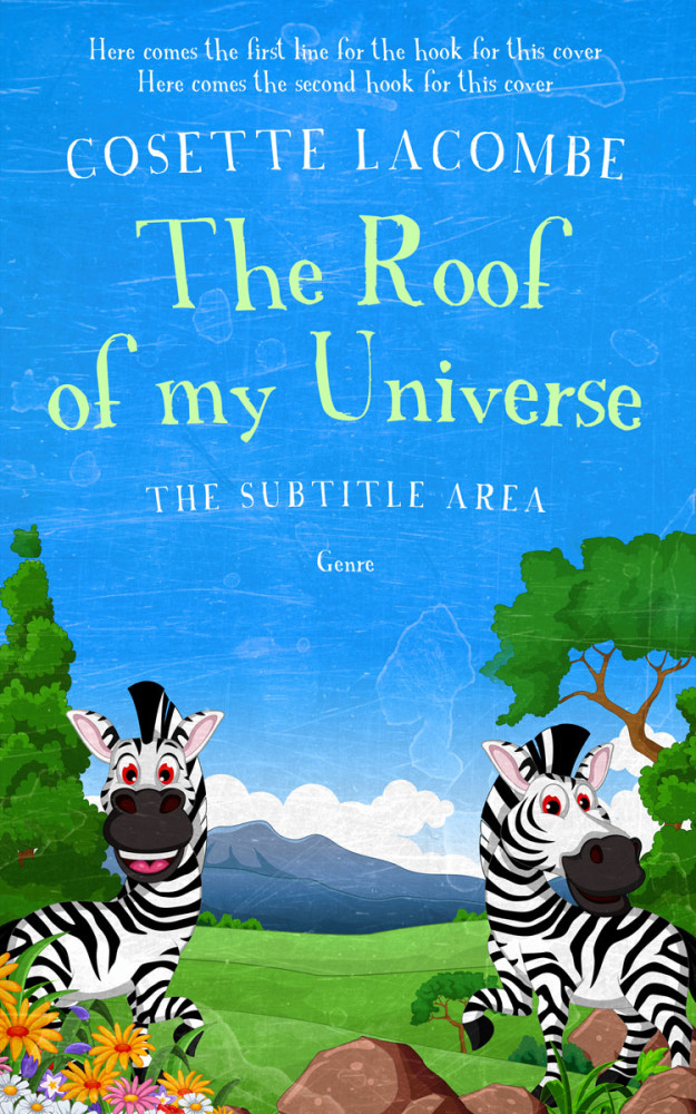 Front view of Dodger Blue #25639 - Premade Teen & Young Adult Book Cover | BookCoverZone