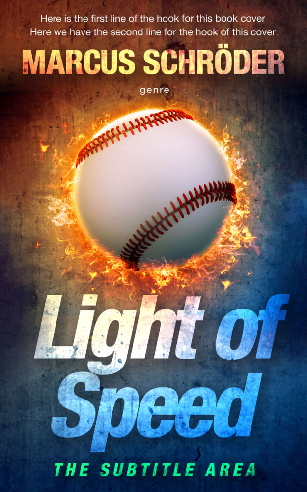 Front view of Tuna #25648 - Premade Abstract Book Cover