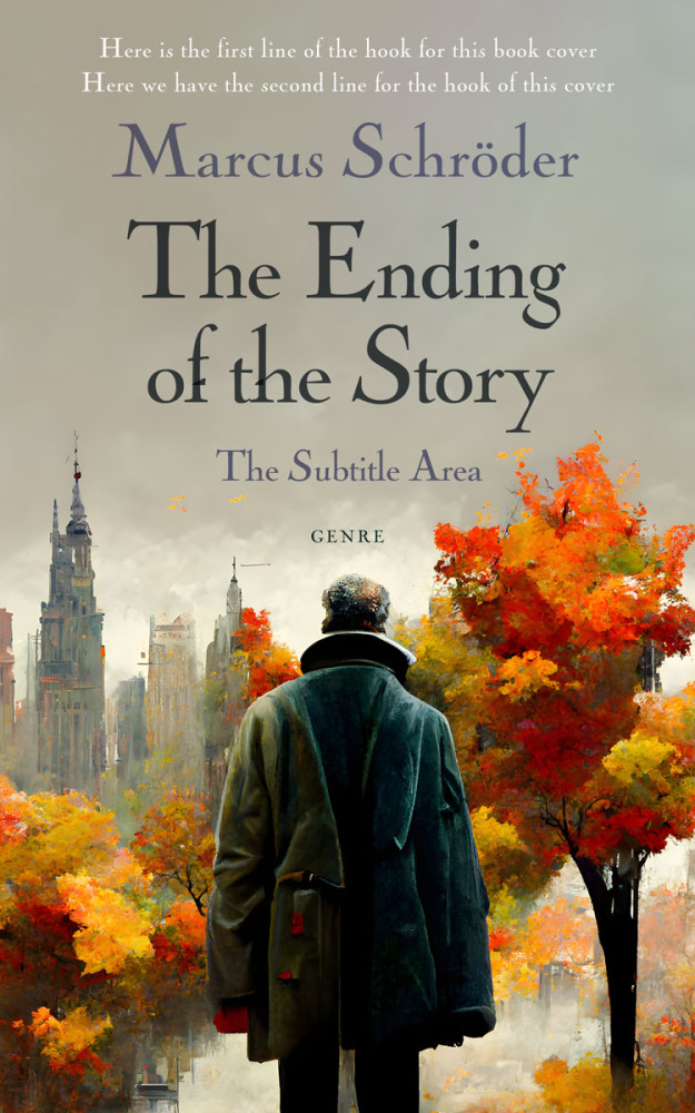 Front view of Napa #25693 - Premade Literary Fiction Book Cover