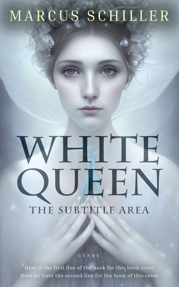 Front view of Heather #25729 - Premade Fantasy Book Cover