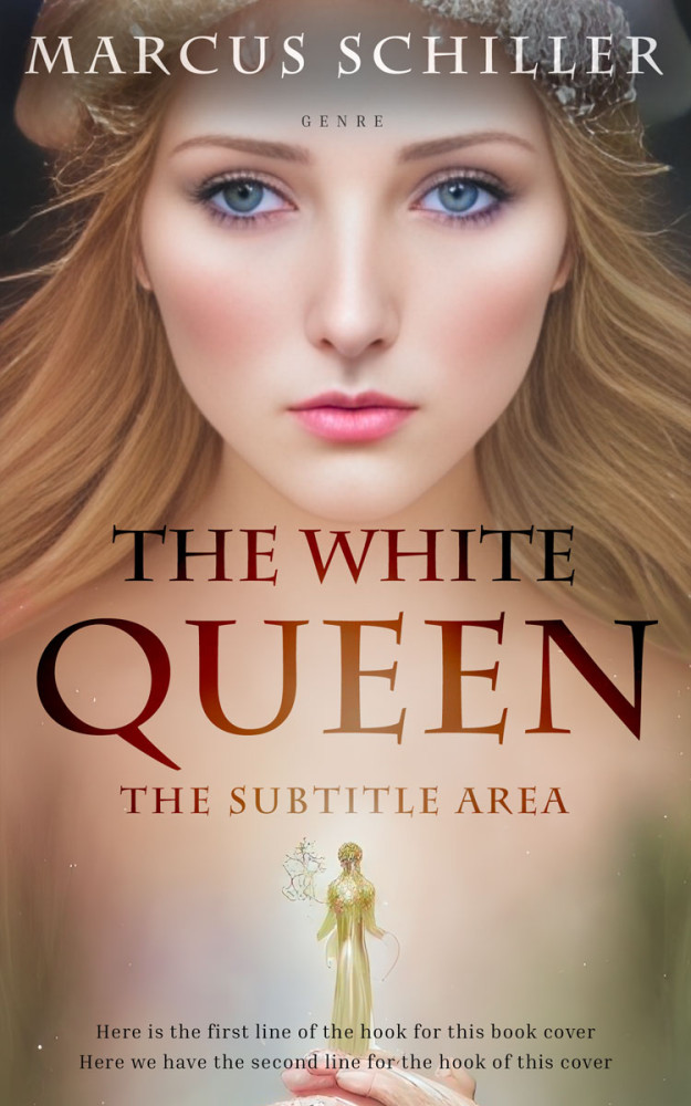 Front view of Sandal #25731 - Premade Fantasy Book Cover