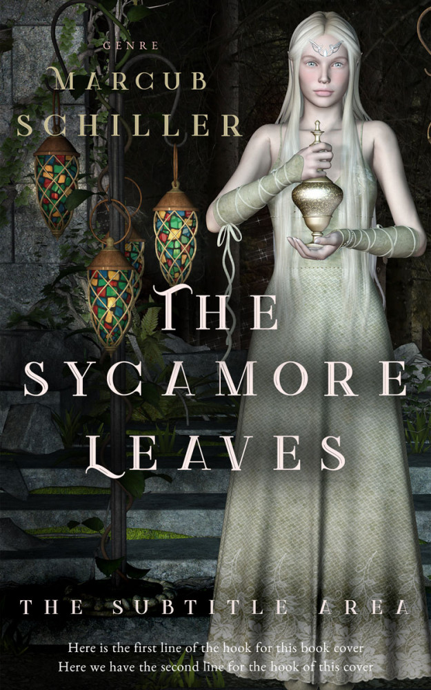 Front view of Heavy Metal #25804 - Premade Fantasy Book Cover