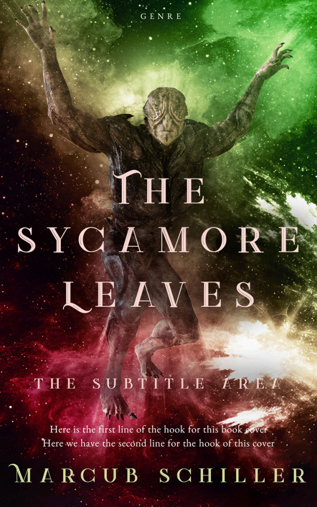 Front view of Mikado #25813 - Premade Fantasy Book Cover