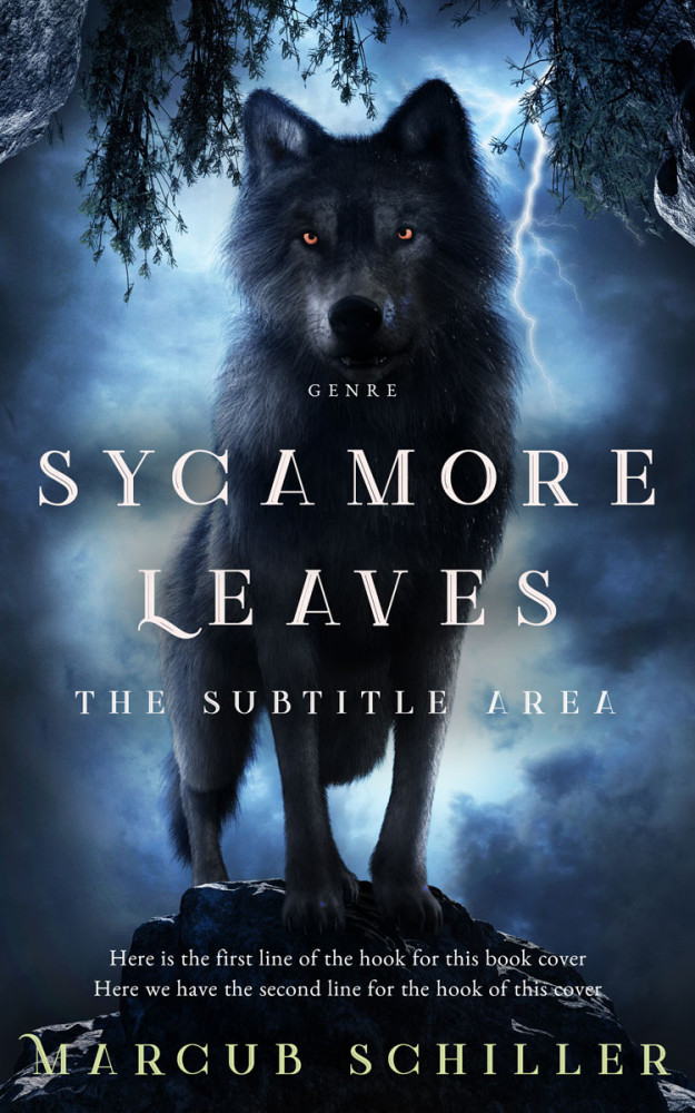 Front view of Mirage #25815 - Premade Horror Book Cover