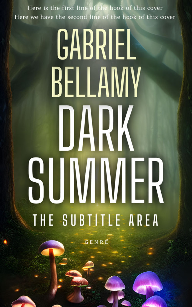 Front view of Rangitoto #25845 - Premade Fantasy Book Cover