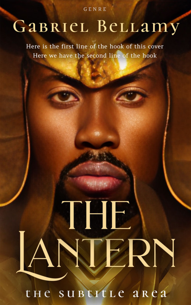 Front view of Bronze #25872 - Premade Fantasy Book Cover