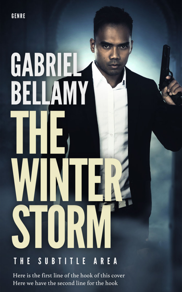 Front view of Satin Linen #25915 - Premade Mystery & Thriller & Suspense Book Cover