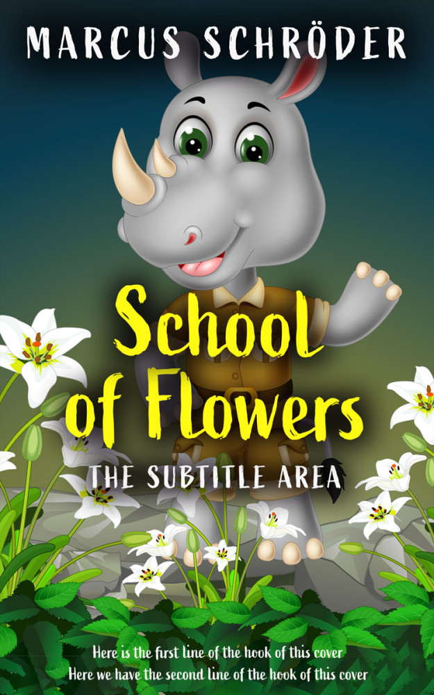 Front view of Lunar Green #25952 - Premade Teen & Young Adult Book Cover