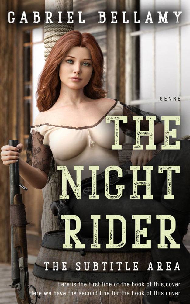 Front view of Taupe #25999 - Premade Action & Adventure Book Cover