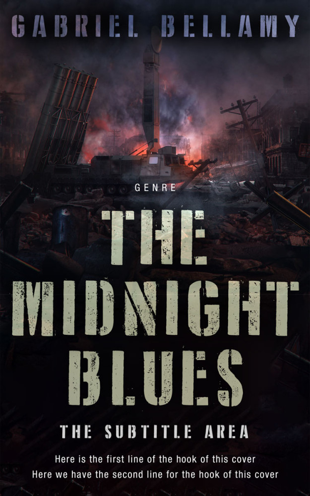 Front view of Bastille #26009 - Premade Apocalyptica Book Cover