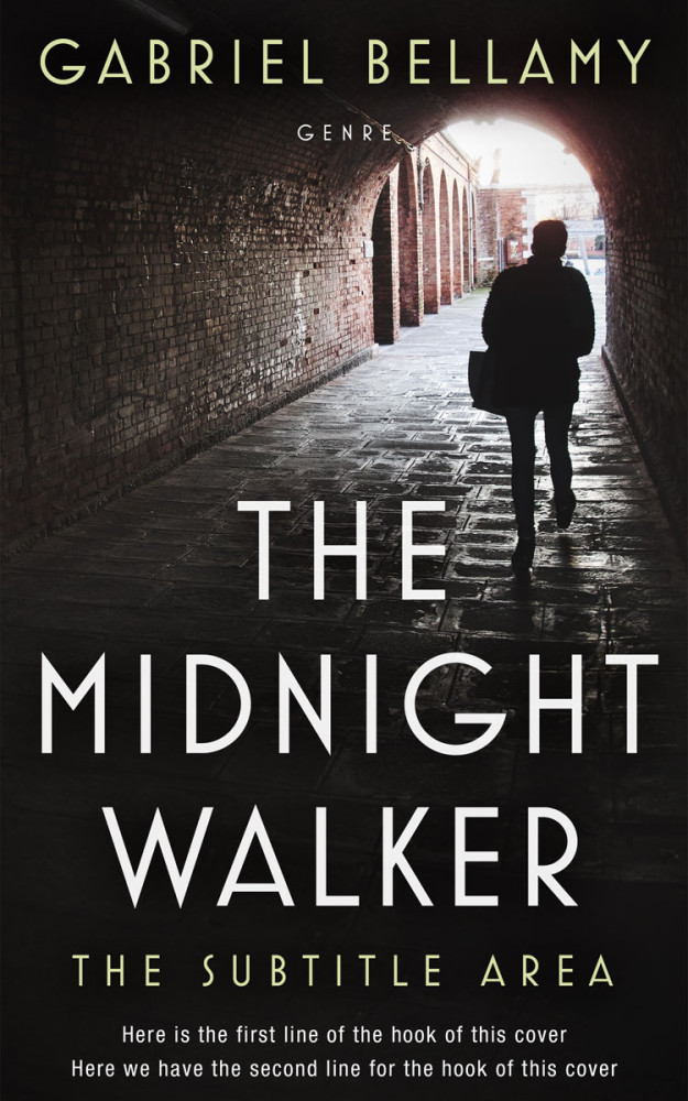 Front view of Cod Gray #26016 - Premade Mystery & Thriller & Suspense Book Cover