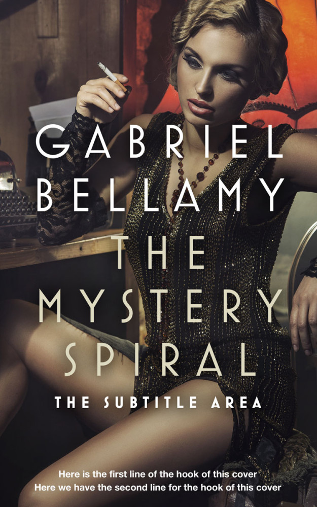 Front view of Thunder #26054 - Premade Erotica Book Cover