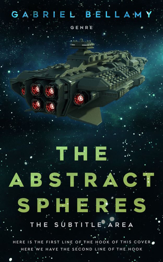 Front view of Firefly #26087 - Premade Science Fiction Book Cover