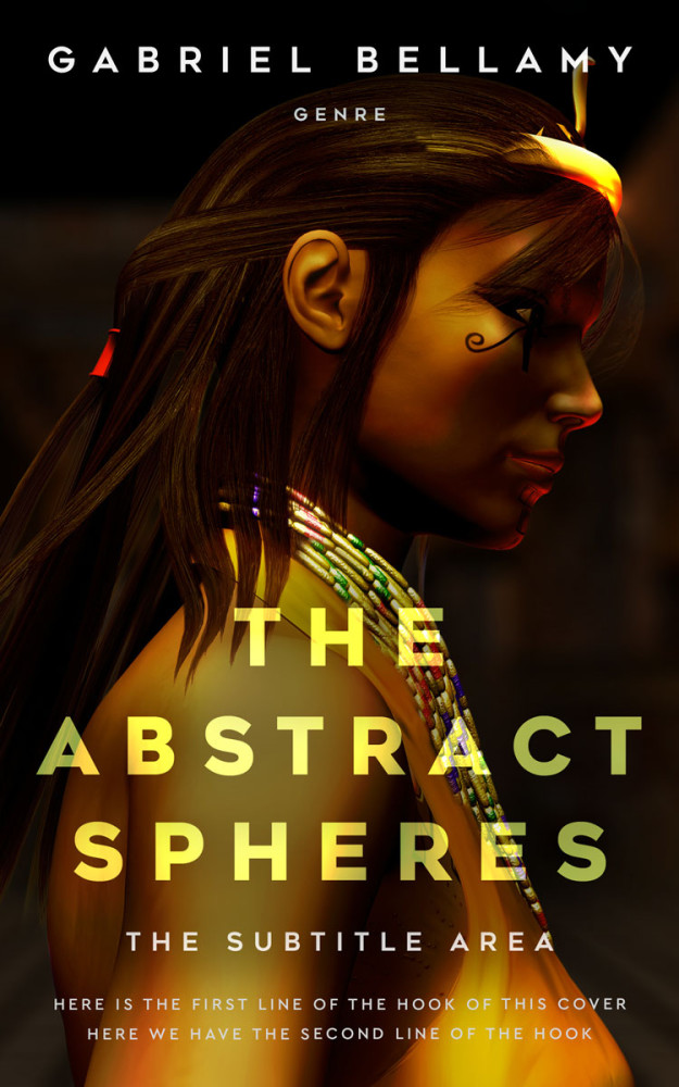 Front view of Graphite #26088 - Premade Fantasy Book Cover