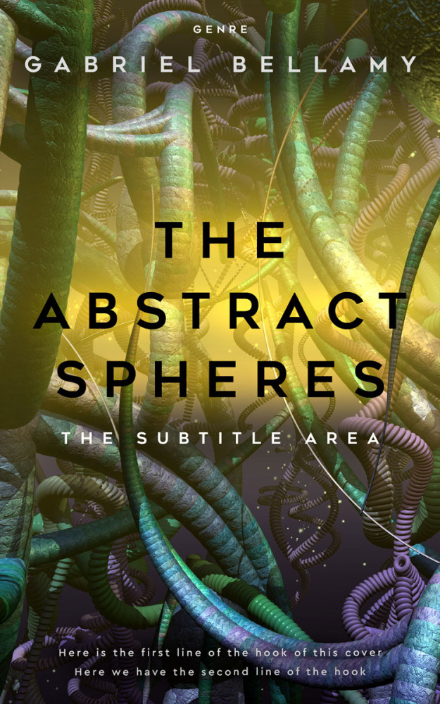 Front view of Rangitoto #26092 - Premade Science Fiction Book Cover