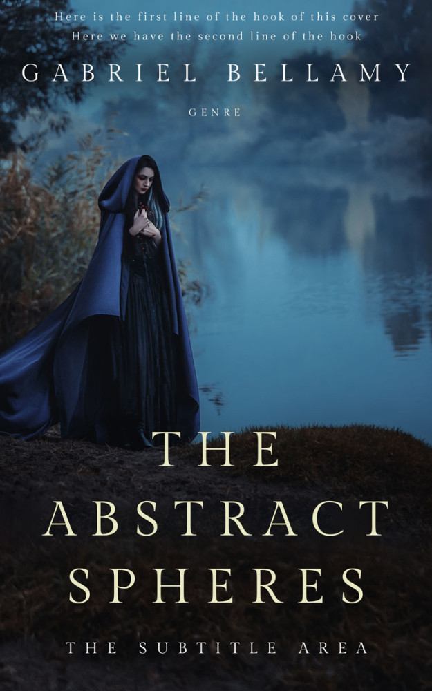 Front view of Shark #26114 - Premade Fantasy Book Cover