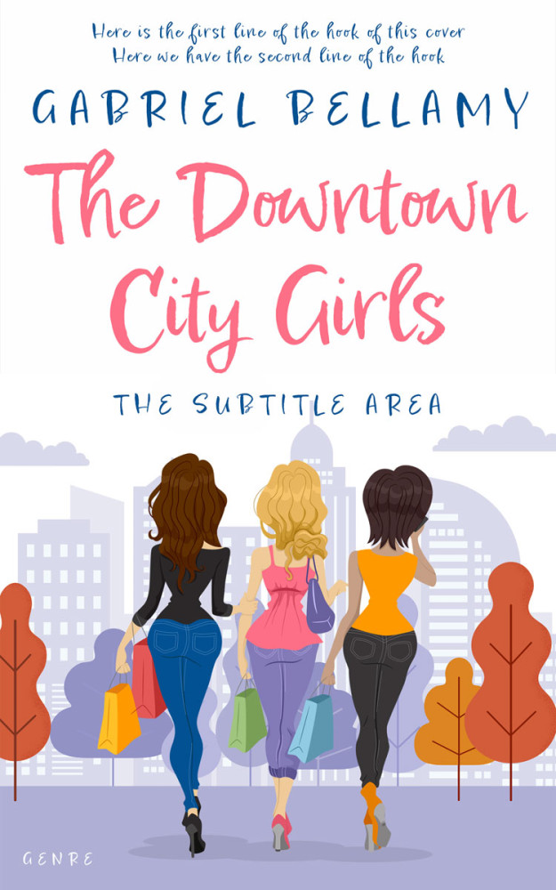 Front view of Blue Haze #26136 - Premade Teen & Young Adult Book Cover