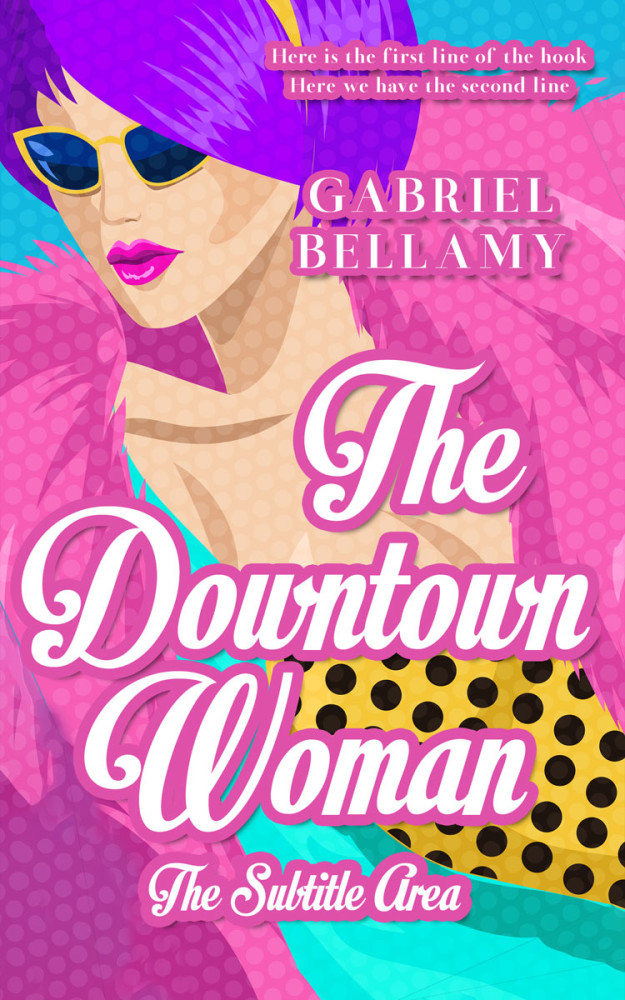 Front view of Orchid #26154 - Premade Chick Lit Book Cover