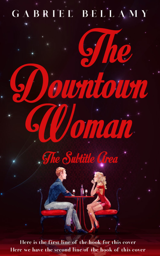 Front view of Asphalt #26156 - Premade Romance Book Cover