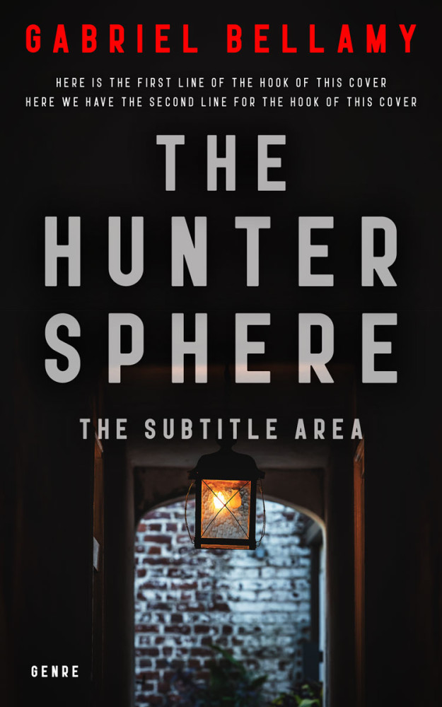 Front view of Cod Gray #26180 - Premade Mystery & Thriller & Suspense Book Cover