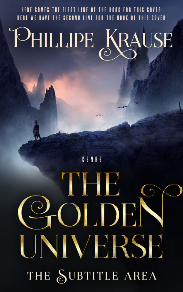 Front view of Mirage #26205 - Premade Fantasy Book Cover