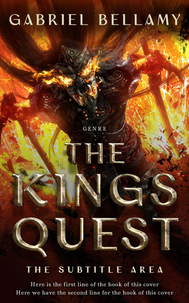 Front view of Tussock #26210 - Premade Fantasy Book Cover